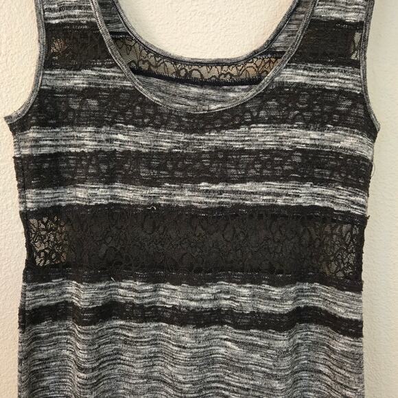 Free People Women's Hazy Days Maxi Dress Gray Black Size S - Picture 4 of 8